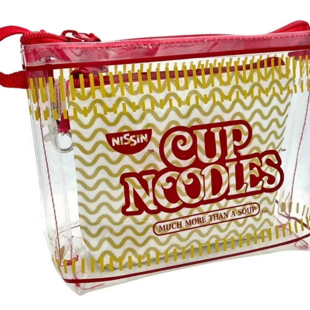 5 SET NISSIN Cup Noodles 2pc Tote Bag With 2pc Pouch Bag Set! NWT